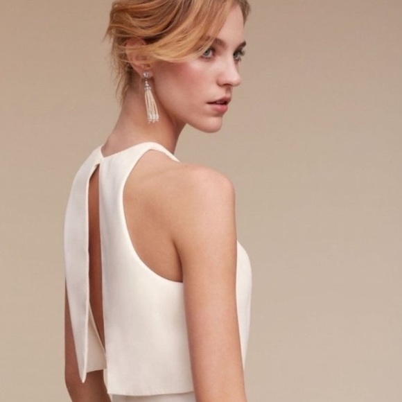 Anthropologie BHLDN Iva Crepe Gown - Picture 4 of 16